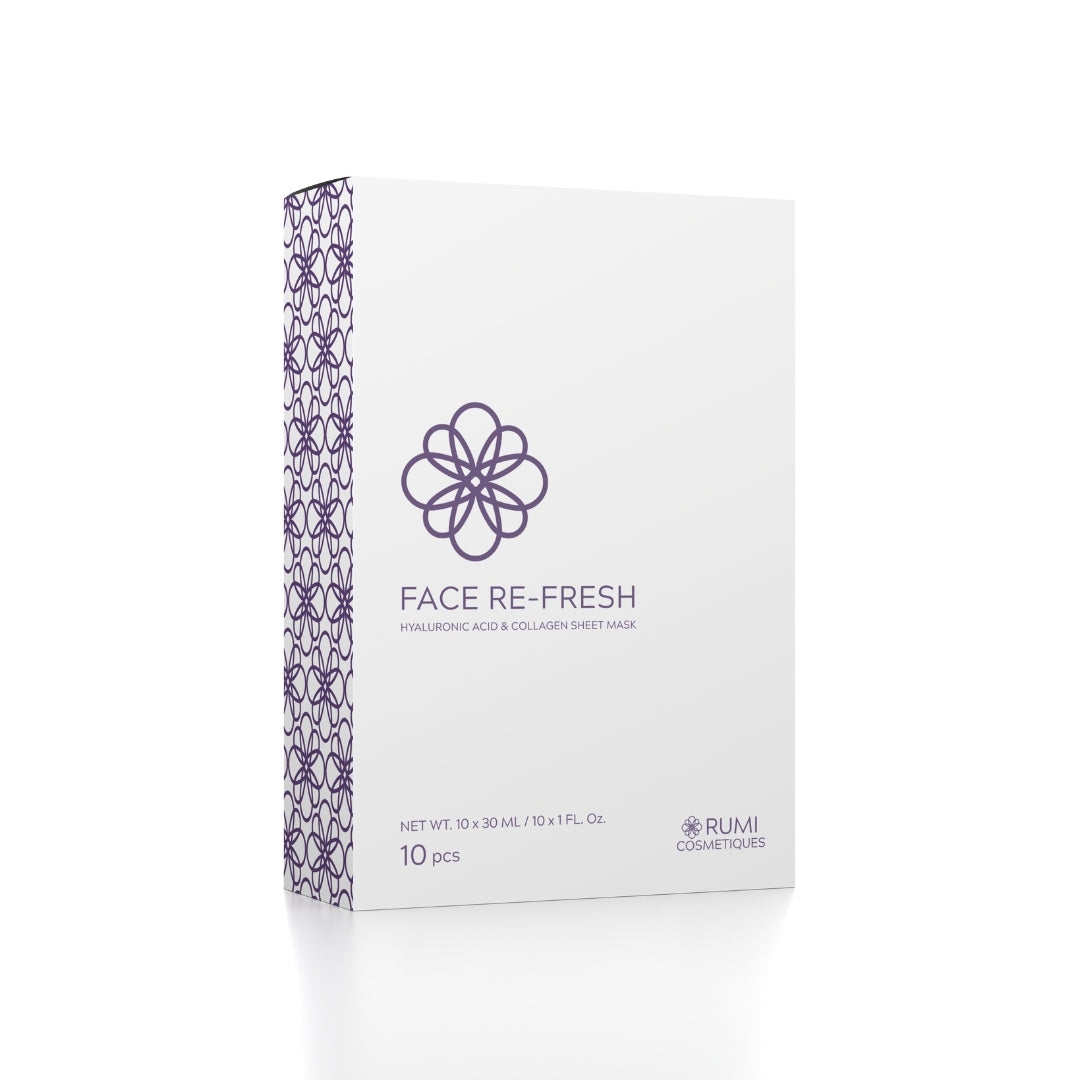 FACE RE-FRESH Hyaluronic Acid & Collagen Sheet Mask