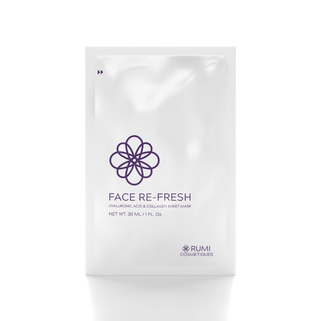 FACE RE-FRESH Hyaluronic Acid & Collagen Sheet Mask